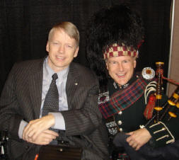 Scottish bagpiper Vancouver Scots bagpiper